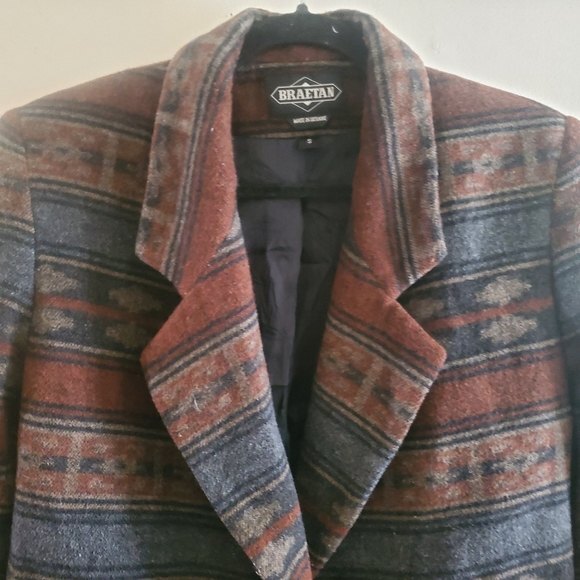 Braetan 90s Aztec blazer size small - Picture 4 of 8